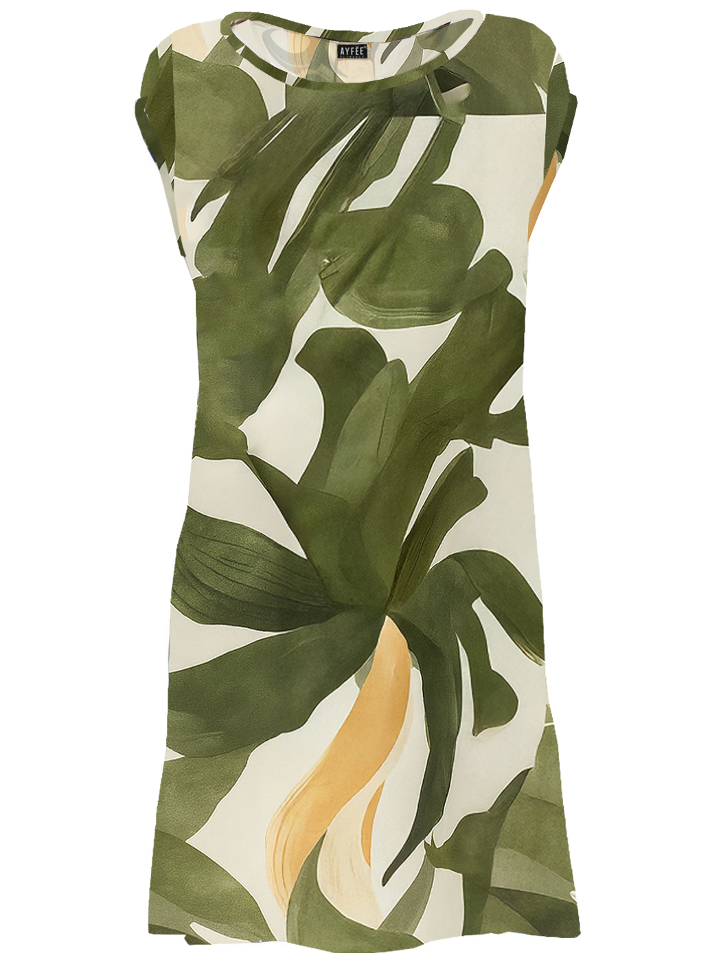 ABITO ROUND NECK STAMPATO, 4TG - GREEN